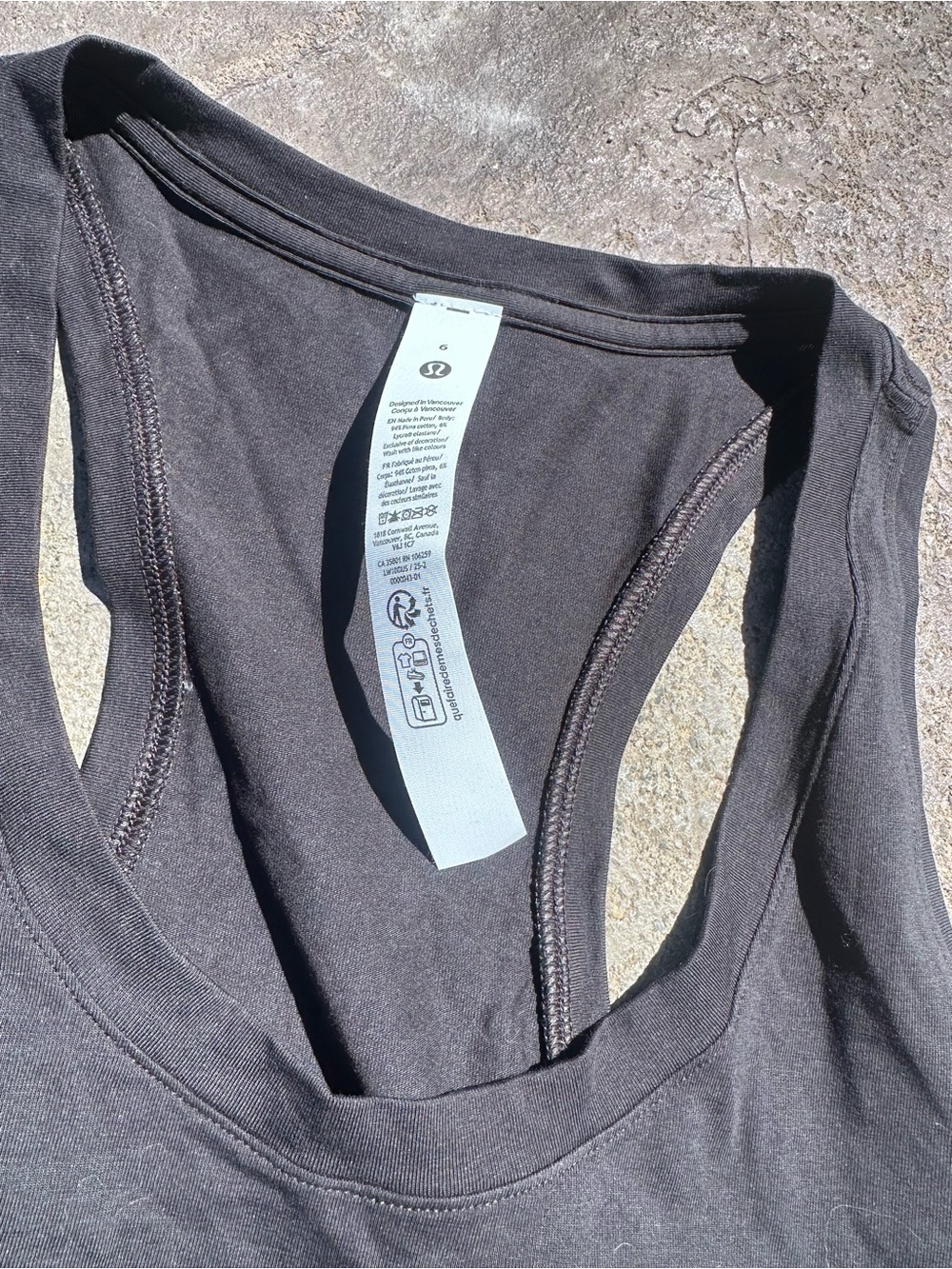 lululemon athletica Black Racerback Tank Top - Picture 3 of 3